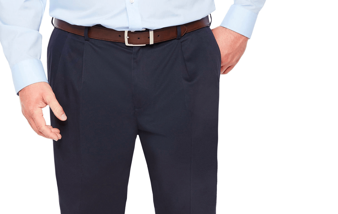 Happy New Year: What To Wear My First Week Back To Work 9 Savane Pleated Ultimate Performance Chino- Big & Tall
